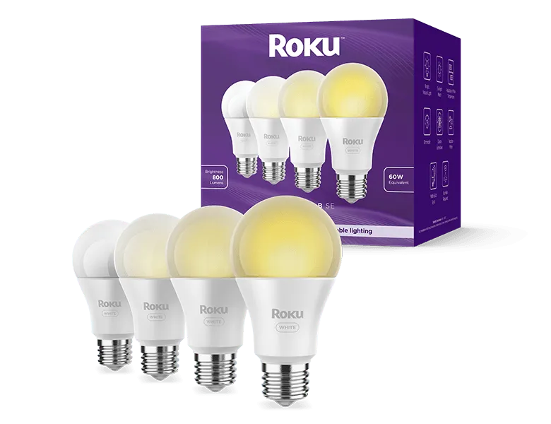 Roku Smart Bulb SE White 4 Pack