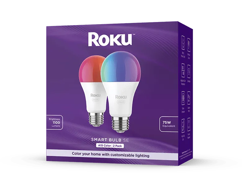 Roku Smart Bulb SE Color 2 Pack