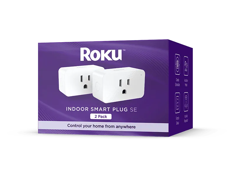 Roku Indoor Smart Plug SE 2 Pack