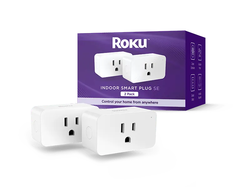 Roku Indoor Smart Plug SE 2 Pack